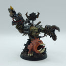Warhammer 40k: Ork Warboss with Attack Squig - Well Painted (BJ252)
