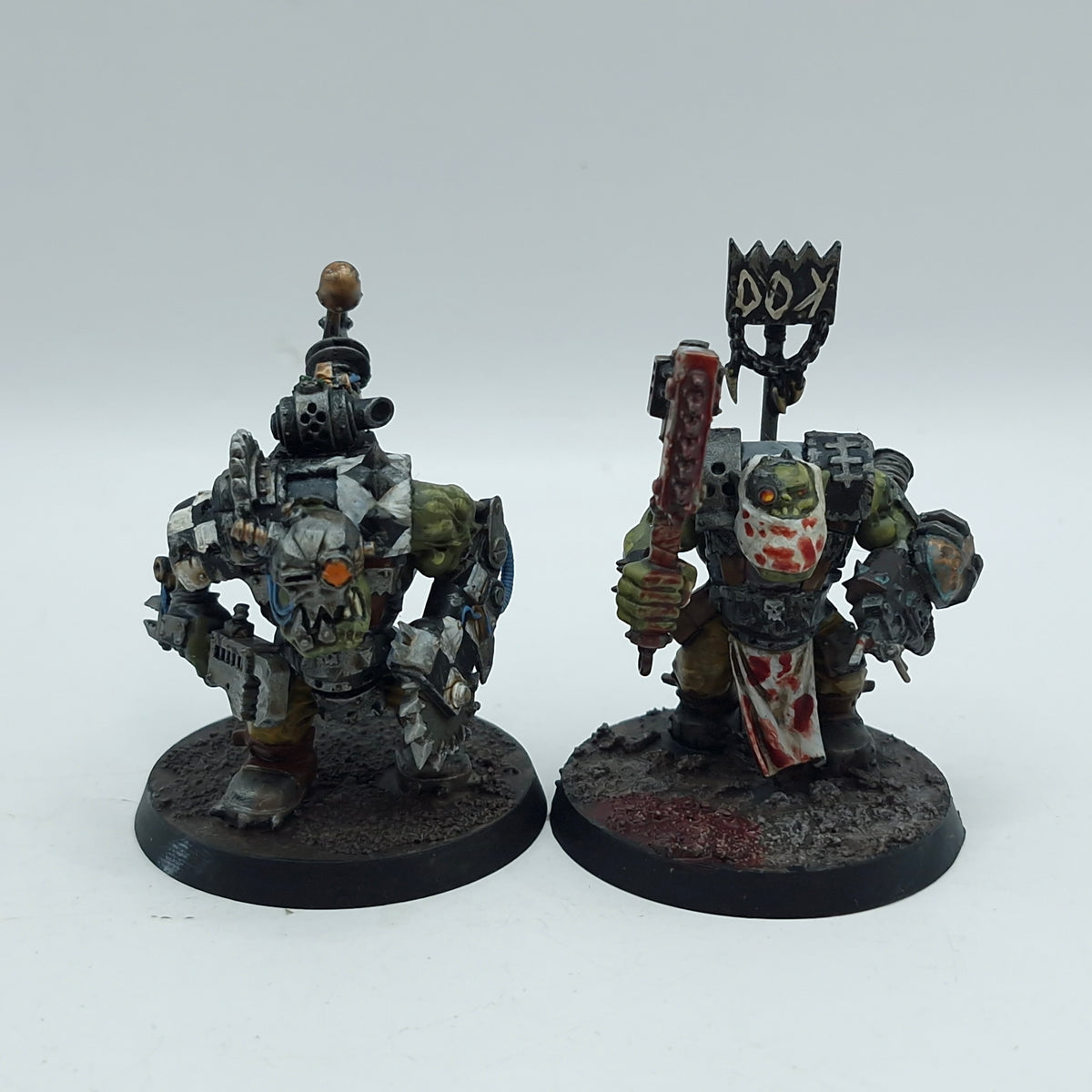 Warhammer 40k: Orks Converted Mek and Painboy - Well Painted (AI279)