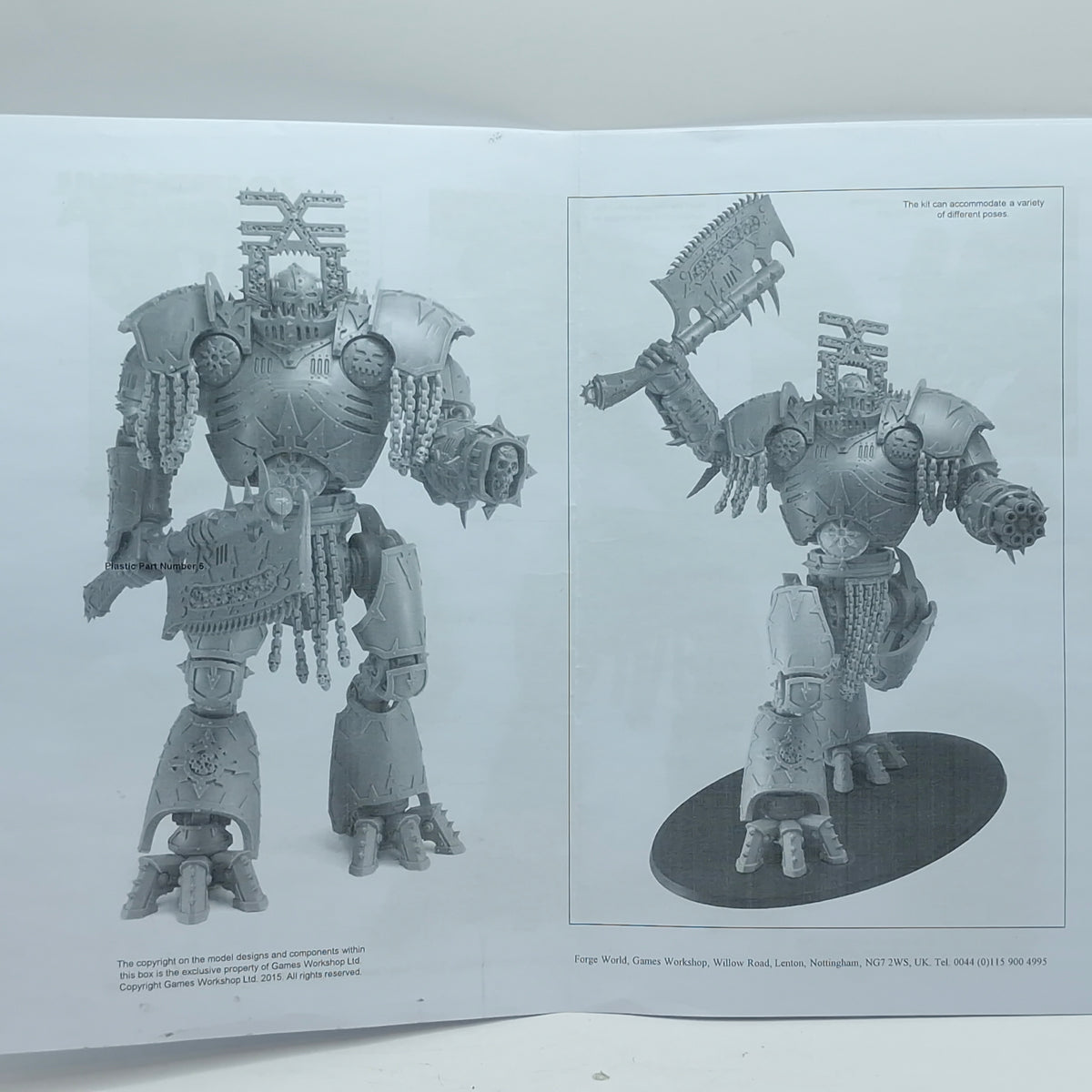 Warhammer 40k: World Eaters Forge World Kytan Ravager OOP BNIB (AY124)