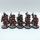 Warhammer Horus Heresy: Space Marines Blood Angels Support Squad - Well Painted (AZ232)