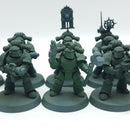 Warhammer Horus Heresy: Space Marines Old MKIII Support Squad with Flamers (AD251)