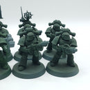 Warhammer Horus Heresy: Space Marines Old MKIII Support Squad with Flamers (AD251)