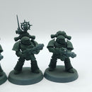 Warhammer Horus Heresy: Space Marines Old MKIII Support Squad with Flamers (AD251)