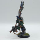 Warhammer 40k: Orks Nob with Waaagh Banner OOP - Painted (AD106)