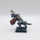 Warhammer The Old World: Lizardmen Metal Saurus Oldblood Scar Veteran Lord - Painted (BH227)