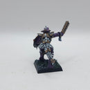 Warhammer The Old World: Lizardmen Metal Saurus Oldblood Scar Veteran Lord - Painted (BH227)