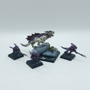 Warhammer The Old World: Lizardmen Metal Salamander and Handlers - Painted (BH226)