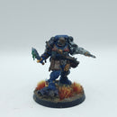 Warhammer 40k: Space Marines Leviathan Lieutenant - Painted (BC168)