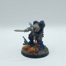 Warhammer 40k: Space Marines Leviathan Lieutenant - Painted (BC168)