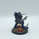 Warhammer 40k: Space Marines Leviathan Lieutenant - Painted (BC168)