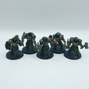 Warhammer Horus Heresy: Space Marines Salamanders Firedrake Terminator Squad - Part Painted (BH214)