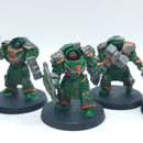 Warhammer Horus Heresy: Space Marines Salamanders Firedrake Terminator Squad - Part Painted (BH214)