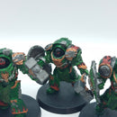 Warhammer Horus Heresy: Space Marines Salamanders Firedrake Terminator Squad - Part Painted (BH214)
