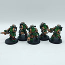 Warhammer Horus Heresy: Space Marines Salamanders Pyroclast Squad - Part Painted (BH213)