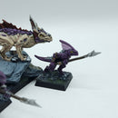 Warhammer The Old World: Lizardmen Metal Salamander and Handlers - Painted (BH225)