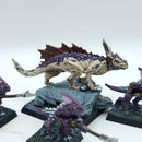 Warhammer The Old World: Lizardmen Metal Salamander and Handlers - Painted (BH225)