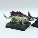 Warhammer The Old World: Lizardmen Metal Salamander and Handlers - Painted (BH224)