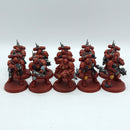 Warhammer 40k: Space Marine Blood Angels Infiltrators -Part Painted (BC221)