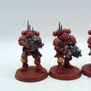 Warhammer 40k: Space Marine Blood Angels Infiltrators -Part Painted (BC221)