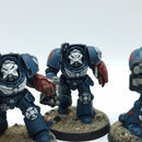 Warhammer 40k: Space Marine Crimson Fist Terminators - Painted (BC218)