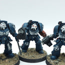 Warhammer 40k: Space Marine Crimson Fist Terminators - Painted (BC218)