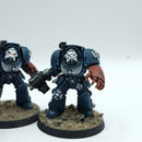 Warhammer 40k: Space Marine Crimson Fist Terminators - Painted (BC218)