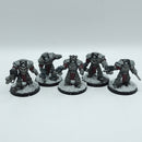 Warhammer Horus Heresy: Space Marines Cataphractii Terminator Squad - Part Painted (BH233)