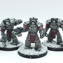 Warhammer Horus Heresy: Space Marines Cataphractii Terminator Squad - Part Painted (BH233)
