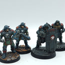 Warhammer Necromunda: Palanite Enforcers/Subjugators Gang - Well Painted (AA192)