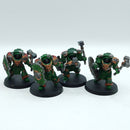 Warhammer Horus Heresy: Space Marines Salamanders Firedrake Terminators - Part Painted (BC179)