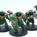 Warhammer Horus Heresy: Space Marines Salamanders Firedrake Terminators - Part Painted (BC179)
