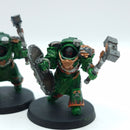 Warhammer Horus Heresy: Space Marines Salamanders Firedrake Terminators - Part Painted (BC179)