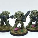 Warhammer 40k: Space Marine Raptors Heavy Intercessors - Well Painted (AP040)