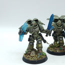 Warhammer 40k: Space Marine Raptors Converted Vanguard Veterans - Well Painted (BA059)