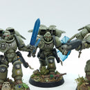 Warhammer 40k: Space Marine Raptors Converted Vanguard Veterans - Well Painted (BA059)