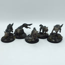 Warhammer 40k: Space Marines Space Wolves Fenrisian Wolves - Painted (BC186)
