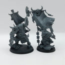 Warhammer 40k: Ork Warboss And Nob With Waaagh Banner HQ AO010