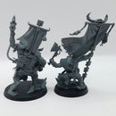Warhammer 40k: Ork Warboss And Nob With Waaagh Banner HQ AO010