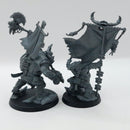 Warhammer 40k: Ork Warboss And Nob With Waaagh Banner HQ AO010