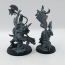 Warhammer 40k: Ork Warboss And Nob With Waaagh Banner HQ AO010