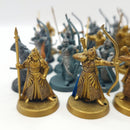 Warhammer Middle-Earth Strategy Battle Game: 23 Plastic Galadhrim Warriors With Metal Haldir With Bow BP083