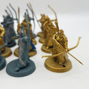 Warhammer Middle-Earth Strategy Battle Game: 23 Plastic Galadhrim Warriors With Metal Haldir With Bow BP083