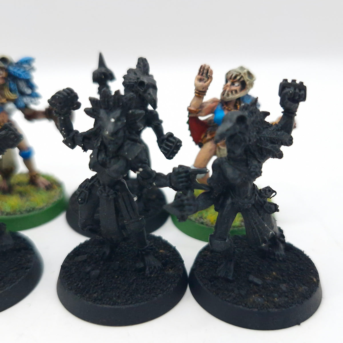 Warhammer Blood Bowl: Metal Amazon Team Kara Temple Harpies BP084