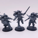 Warhammer 40k: Space Marines, 5 Assault Intercessors with Jump Packs BP195