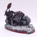 Warhammer 40k: Space Marines Primaris Chaplain on Bike Iron Warriors BC058