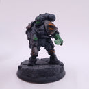 Warhammer 40k: Space Marines Converted Lieutenant in Reiver Armour Iron Warriors BO163