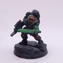 Warhammer 40k: Space Marines Converted Lieutenant in Reiver Armour Iron Warriors BO163