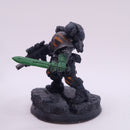 Warhammer 40k: Space Marines Converted Lieutenant in Reiver Armour Iron Warriors BO163