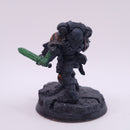 Warhammer 40k: Space Marines Converted Lieutenant in Reiver Armour Iron Warriors BO163