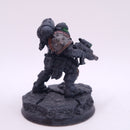 Warhammer 40k: Space Marines Converted Lieutenant in Reiver Armour Iron Warriors BO163